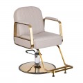 Hairdressing Chair GABBIANO ARCI GOLD biege